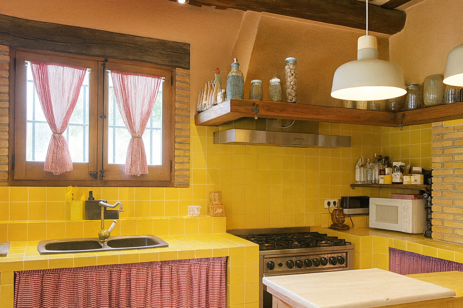 Masía restaurada en venta en Campins, Montseny, con 587 m² construidos, 150.000 m² de terreno llano, pozo propio, almacén, cuadras y vistas abiertas al bosque. Estilo rústico, materiales nobles y vida en calma.