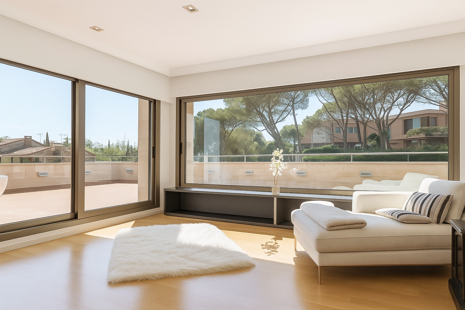 Casa contemporánea con piscina y jardín en Cardedeu – Inmobiliaria boutique Mudita Barcelona.