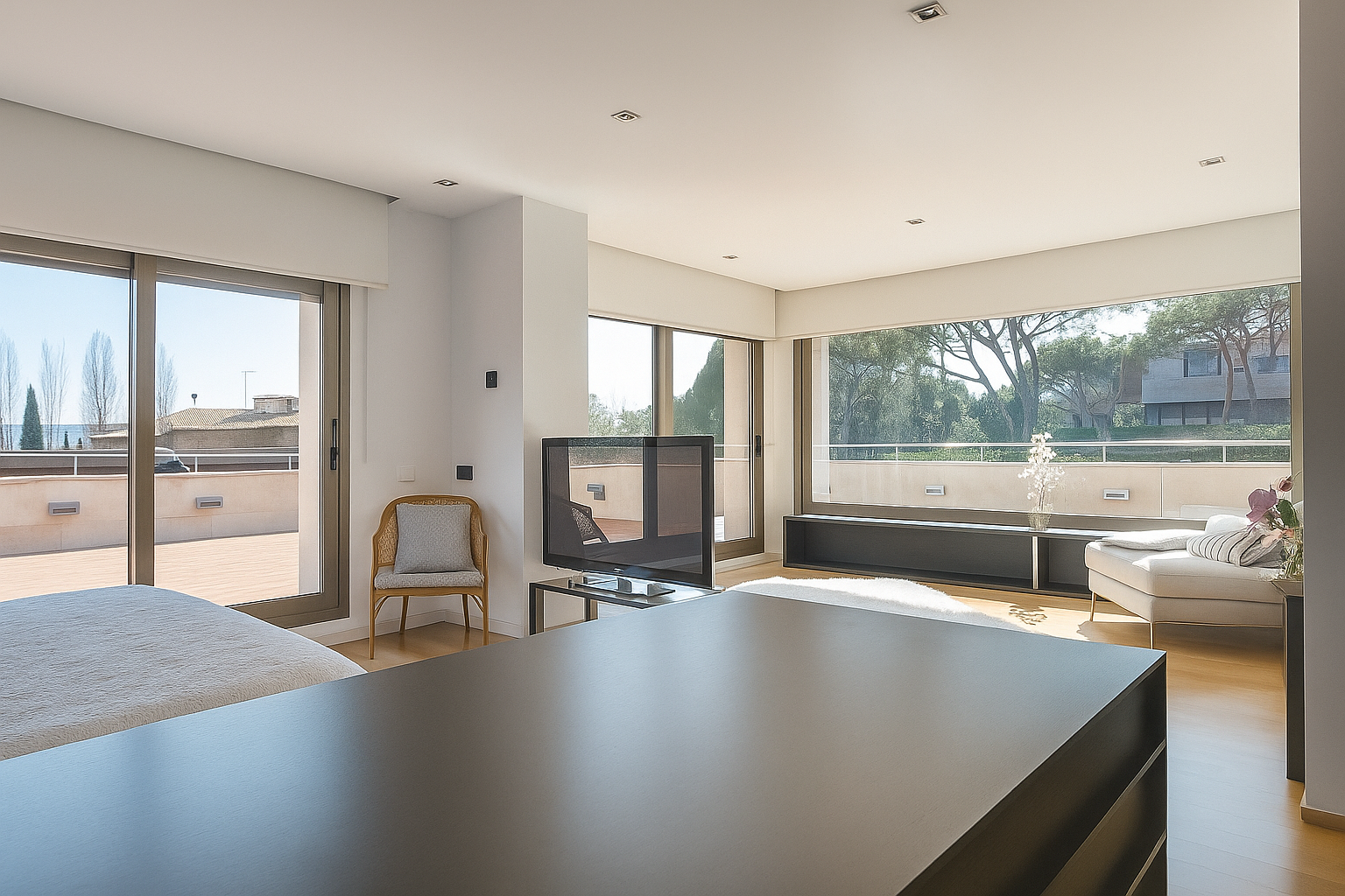 Casa contemporánea con piscina y jardín en Cardedeu – Inmobiliaria boutique Mudita Barcelona.