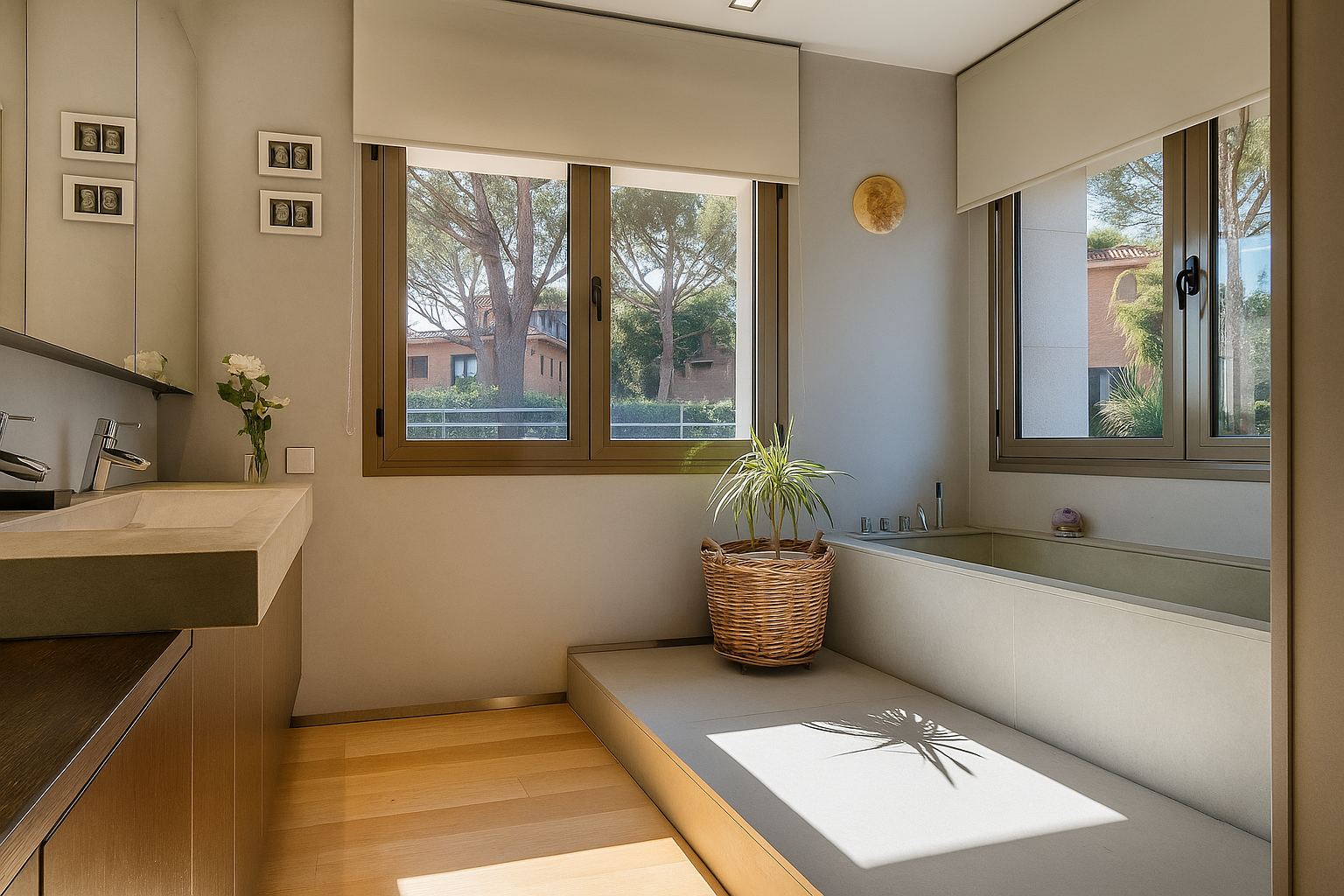 Casa contemporánea con piscina y jardín en Cardedeu – Inmobiliaria boutique Mudita Barcelona.