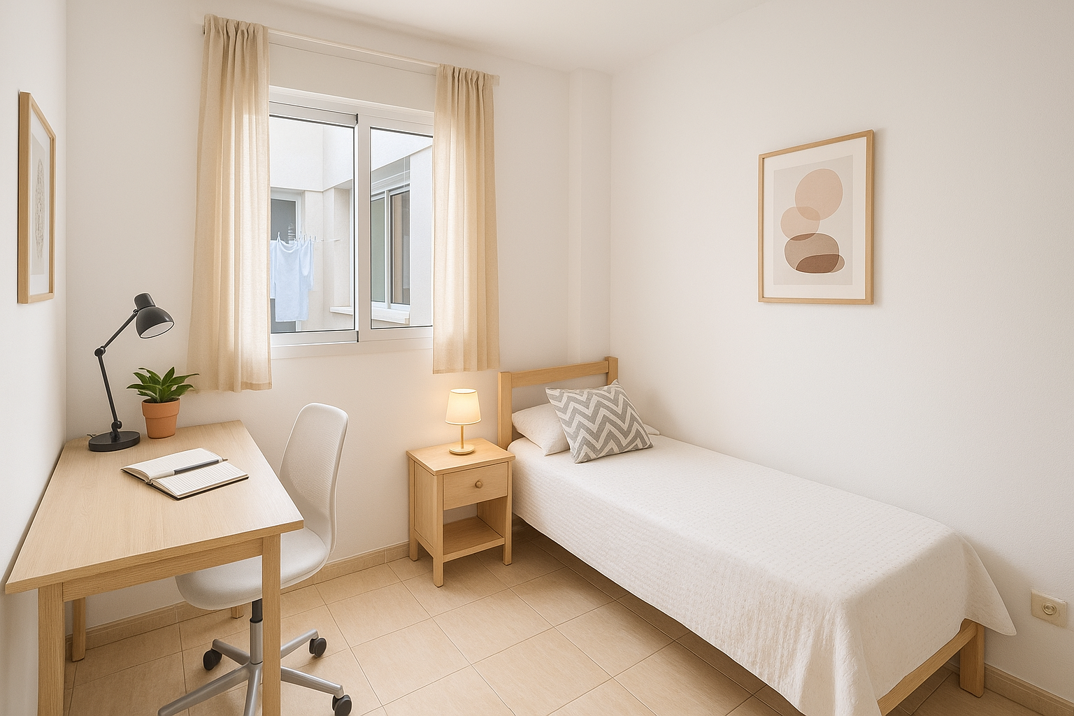 Apartamento con terraza y luz natural en el Eixample de Mataró | Mudità Barcelona – Inmobiliaria boutique especializada en propiedades con alma y nuevo lujo inmobiliario