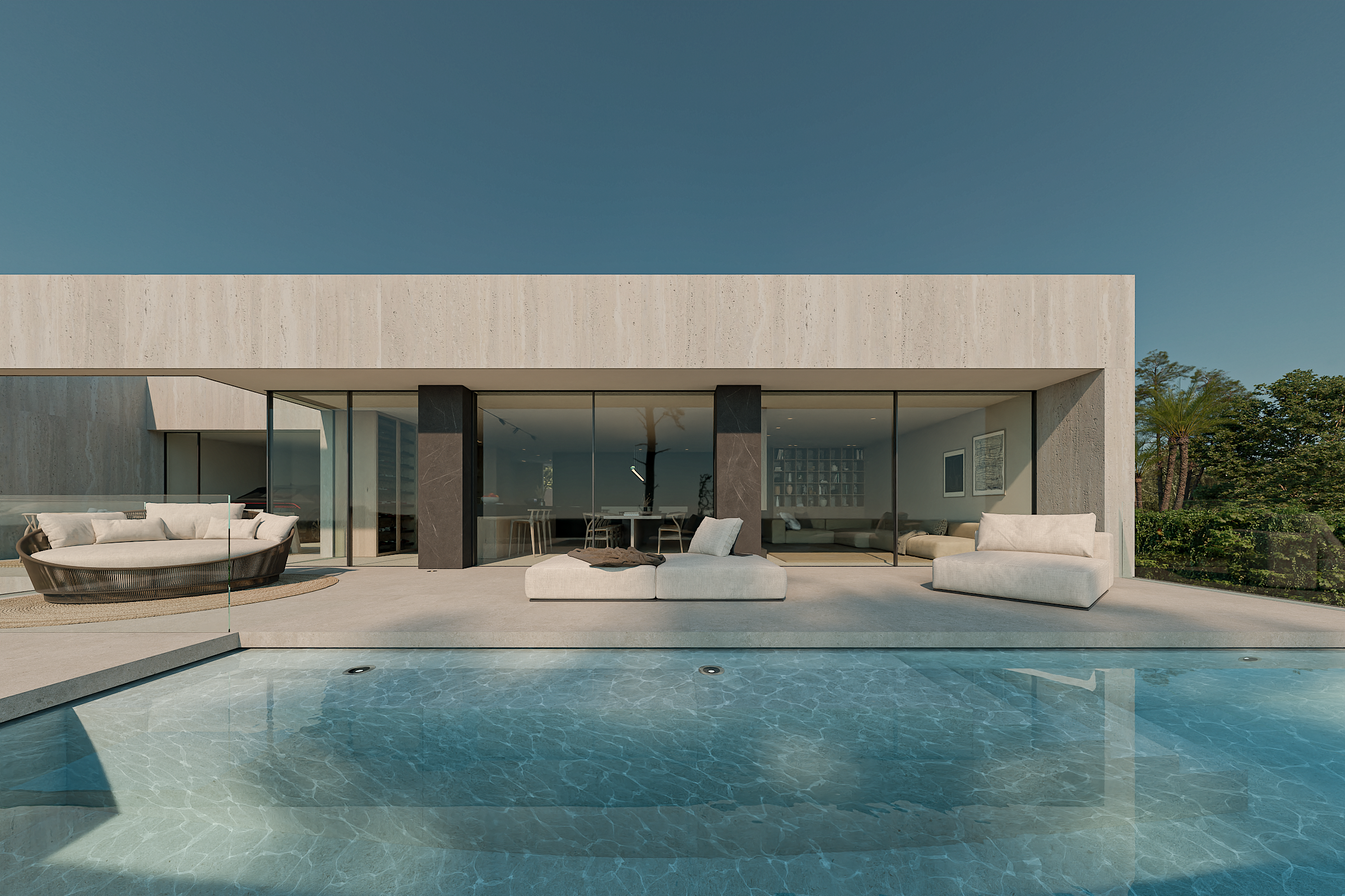 Villa de lujo de obra nueva en Teià con arquitectura contemporánea, jardín y piscina | Mudita Barcelona