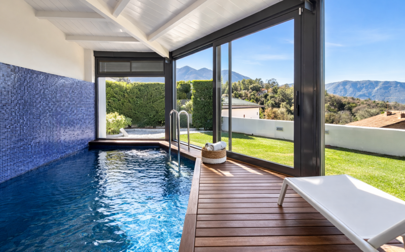 Casa en venta en Viladrau con piscina interior y vistas al Matagalls