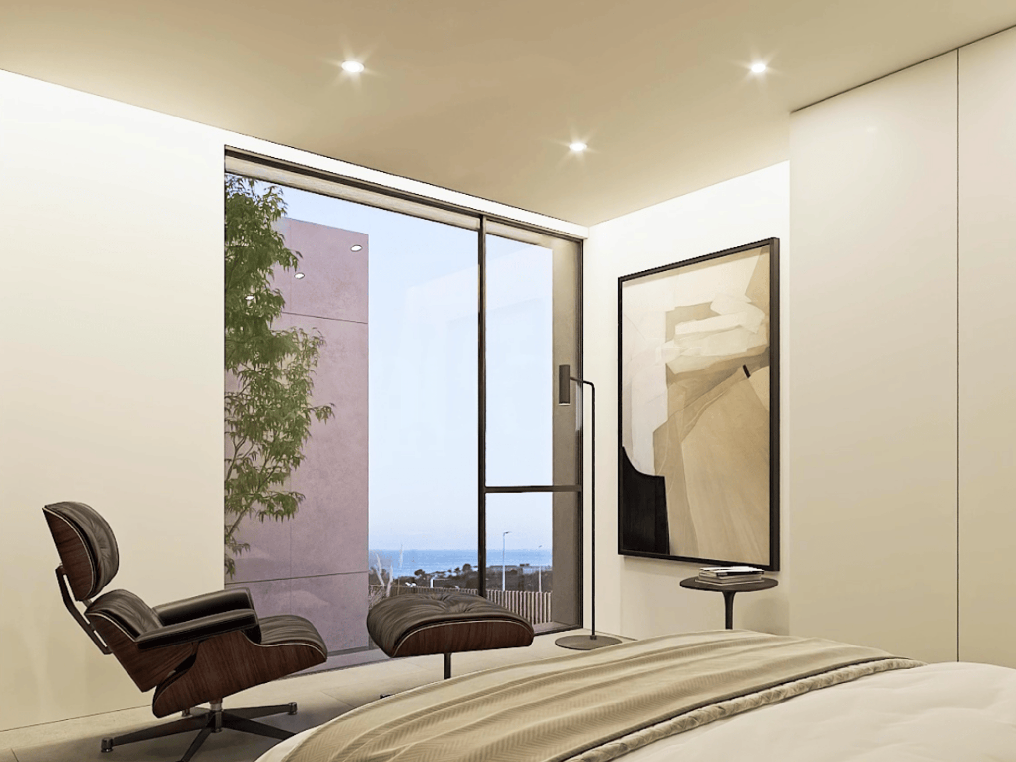 suite principal en villa contemporánea en Teià