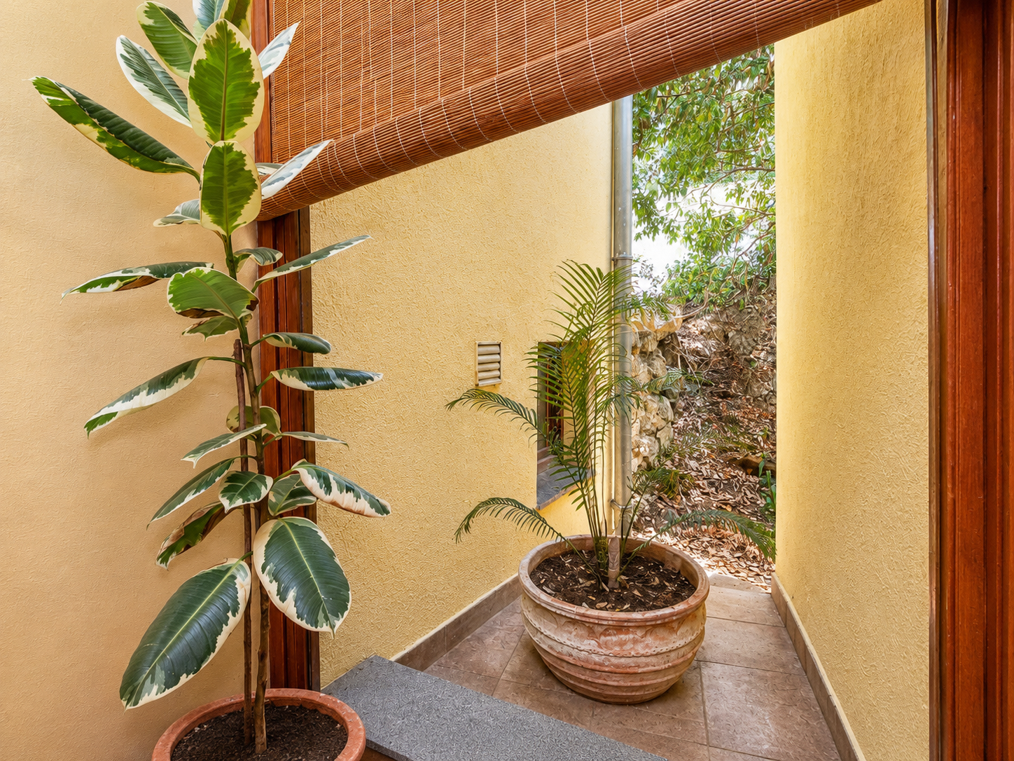 Casa en Sant Carles, Llinars del Vallès, rodeada de bosque, con arquitectura escalonada, terrazas y acabados en madera natural.