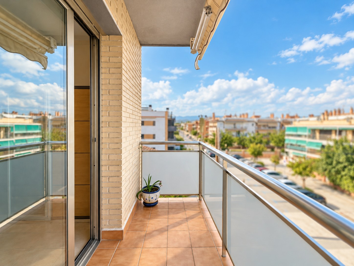 Balcón del piso en Marítim, Cubelles